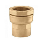 RECHTE DECAKOPPELING VOOR STALEN EN PE BUIS 010R 1/2VRX21