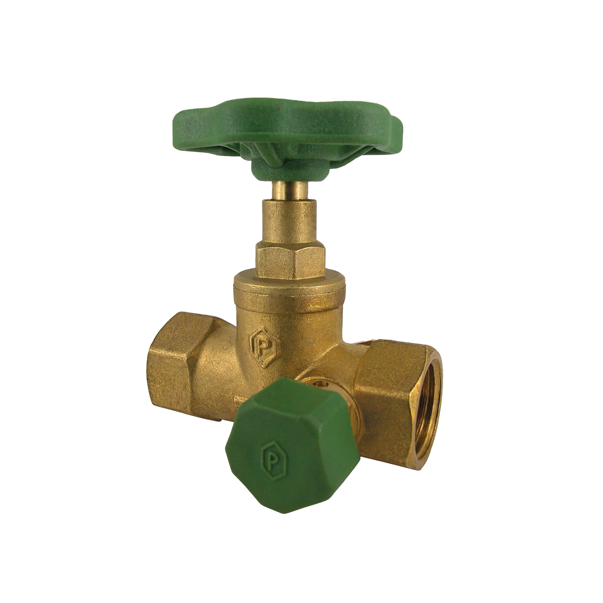 0190350472.jpg STOPKRAAN MET AFTAPPER RECHT MODEL 1/2 - Image 1