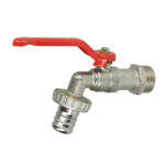 MAT GECHROMEERDE DUBBELDIENST BOLKRAAN  MET RODE HENDEL 132 3/4