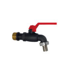 POLYPROPYLEN DUBBELDIENST BOLKRAAN  MET RODE HENDEL 132 1/2