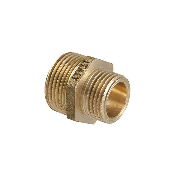 VERLOOPNIPPEL MESSING 6245 6/4MX1"M