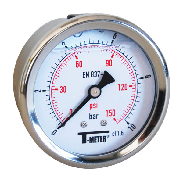 AXIALE GLYCERINE MANOMETER 6313G 025BAR