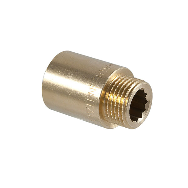 VERLENGSTUK MESSING 6529 3/4X50MM