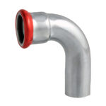 PRESS STAALVERZINKT 'M' INSTEEKBOCHT 90° 22 MM. M. VR. C21ZELBP