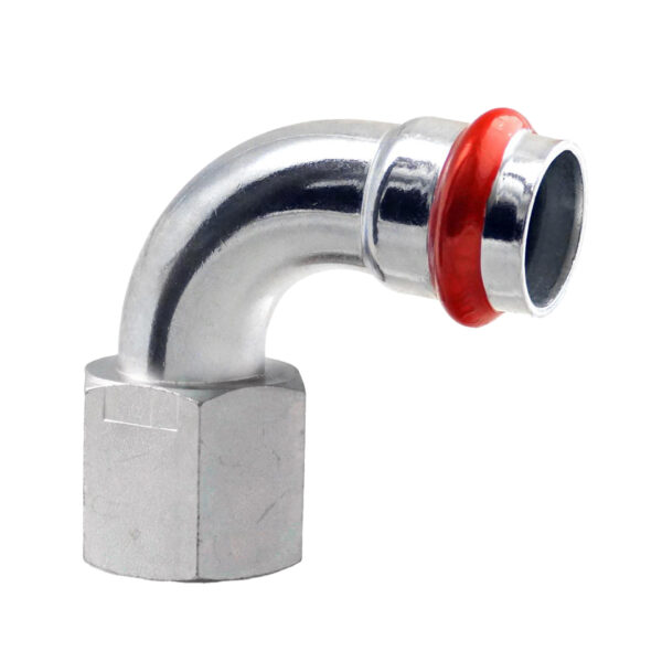 PRESS STAALVERZINKT 'V' BOCHT 90° VR. 3/4X22 C82QEVILBP