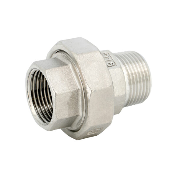 DRIEDELIGE KOPPELING RVS I341 1/4MVR