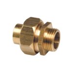 RECHTE KOPPELING UNION MESSING 8341 1/4MX12