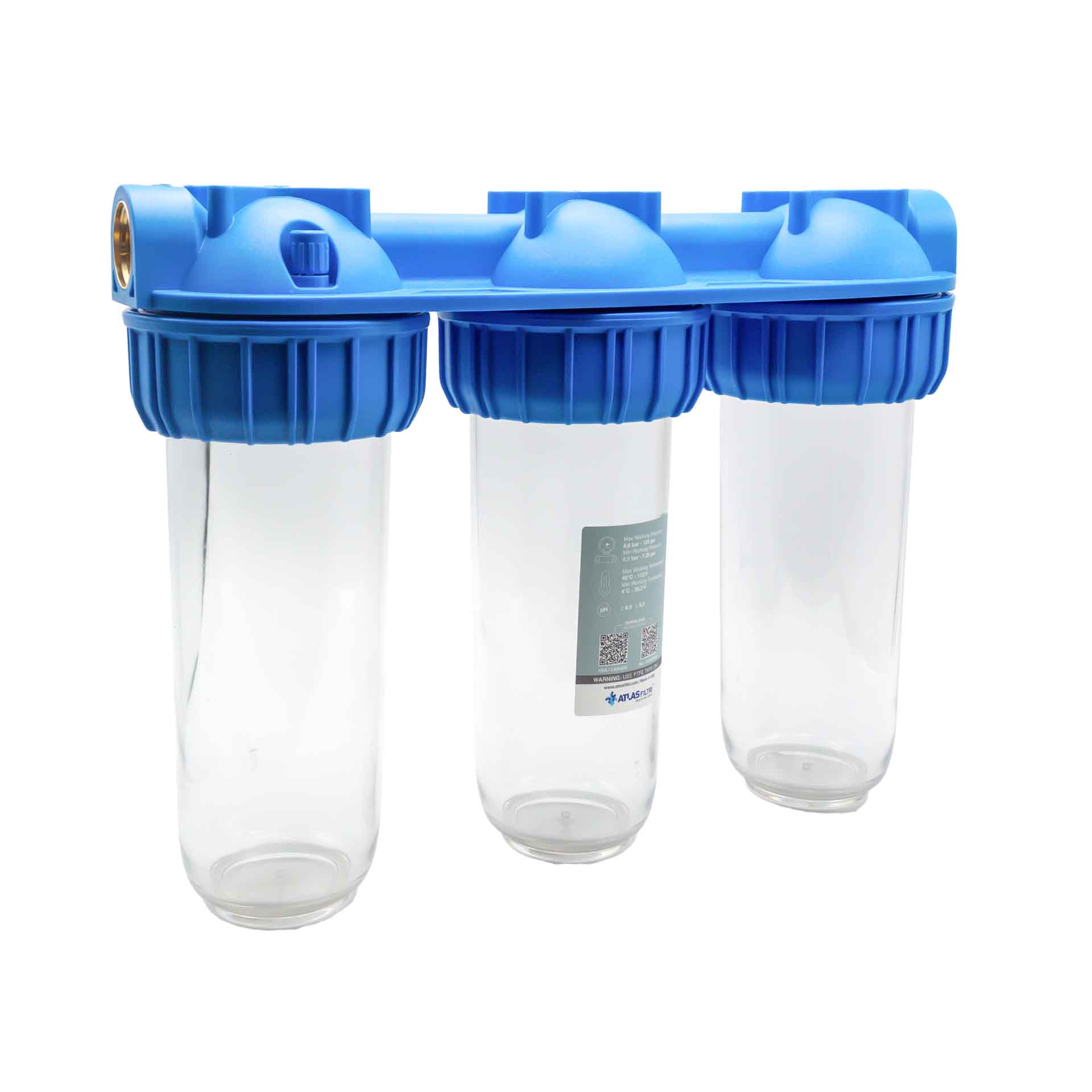 01928eed1e.jpg FILTER SENIOR 1" TRI BX 10" (REF ATLAS RA112T741 SENIOR PLUS 3P BFO BX 10" - Image 1