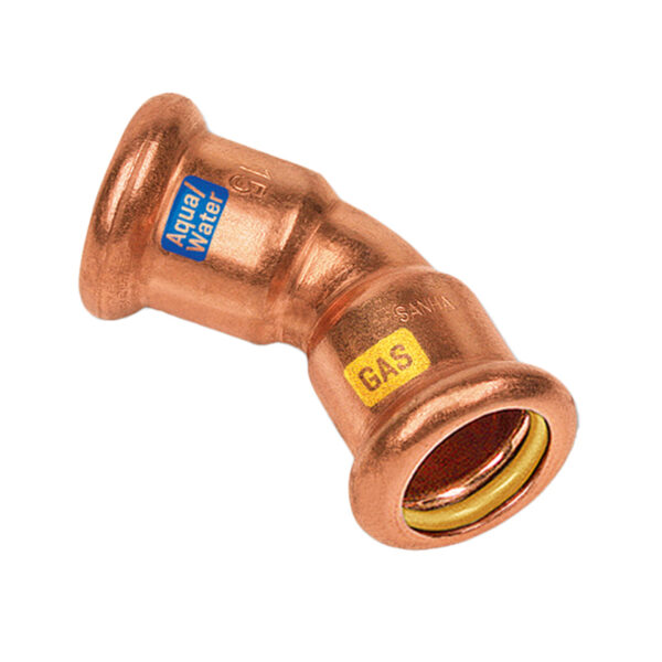 AQUAGAS BOCHT 45° BI-BI 54