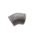 KNIE 120 45° 3/4VRVR ZWART (RÉF  120 3/4 NOIR)