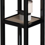 SHARP COLUMN CABINET (20X20X60CM) - BLACK