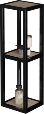 SHARP COLUMN CABINET (20X20X60CM) - BLACK