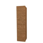 ELITE COLUMN CABINET WITH HORIZONTAL RELIEF (160CM) - WALNUT