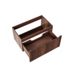 ALONI ELA WASTAFELKAST - 1 LADE - Greeploos - SOFT CLOSE – 80X40X45 cm - WENGE - Afbeelding 2