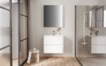 ALONI HAYAT VANITY UNIT - 2 DRAWERS - HANDLELESS - SOFT CLOSE – 59,5X50X45 CM - GLOSSY WHITE - Image 15