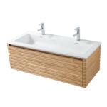 BEGONIA VANITY UNIT - 1 DRAWER - HANDLELESS - SOFT CLOSE – 99X42X52,5 CM - NATURAL OAK - Image 30