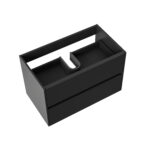 ALONI HAYAT WASTAFELKAST - 2 LADEN - SOFTCLOSE - Greeploos - 59,5X50X45 cm - MAT ZWART - Afbeelding 28