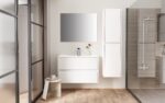 ALONI HAYAT VANITY UNIT - 2 DRAWERS - HANDLELESS - SOFT CLOSE – 59,5X50X45 CM - GLOSSY WHITE - Image 24