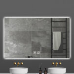 ALONI QUEEN MIRROR - WITH LED LIGHTING - RECTANGULAR - FRAMELESS - WITH HEATING - LED COLOR TEMPERATURE 3500-6500K - 100X60CM