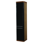 CREAVIT PIANO 100 COLUMN CABINET (40X180X35CM) - BLACK-BROWN