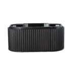 KAMELLIA VANITY UNIT - 1 DRAWER - HANDLELESS - SOFT CLOSE – 119X40X52 CM - LIGHT WALNUT - Image 35