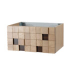 KAMELLIA VANITY UNIT - 1 DRAWER - HANDLELESS - SOFT CLOSE – 79X40X52 CM - LIGHT WALNUT - Image 25