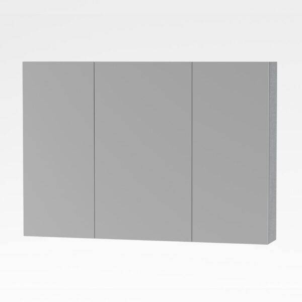 ALONI SALLY MIRROR CABINET, 2 DOORS (100X70CM) - COLOUR ALUMINIUM