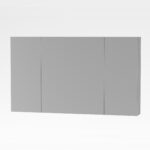ALONI SALLY MIRROR CABINET, 3 DOORS (120X70CM) - COLOUR ALUMINIUM