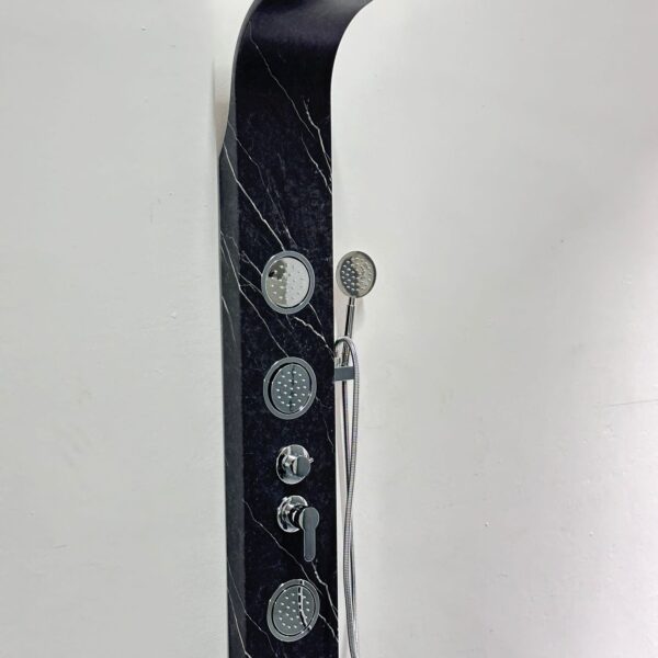 DOUCHE PANEL MARBLE MATTET BLACK