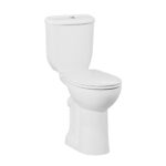RAISED TOILET BOWL WITH CA OUTLET - WHITE