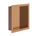 ALONI WALL NICHE (300X300X70MM) - BRUSHED COPPER