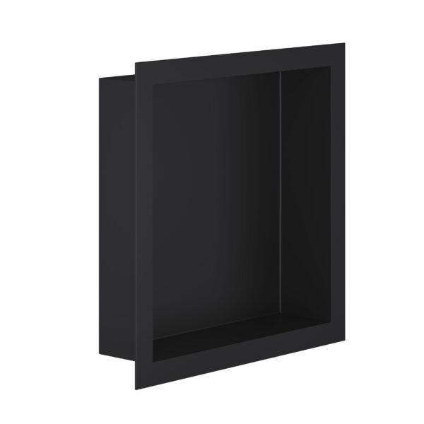 ALONI WALL NICHE (300X300X70MM) - MATT BLACK
