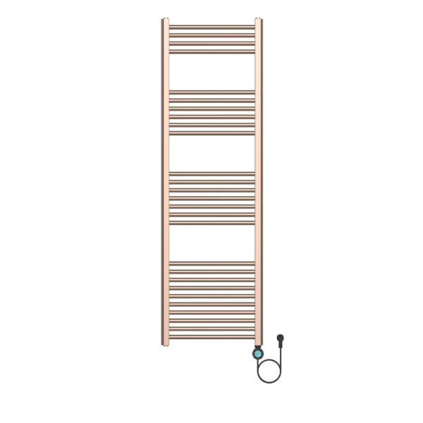 BELRAD ELECTRIC TOWEL DRYER – WITH DIGITAL PROGRAMMABLE THERMOSTAT – SMART WIFI - RIGHT CONNECTION – 700W – 1600X500 MM – BRUSHED COPPER