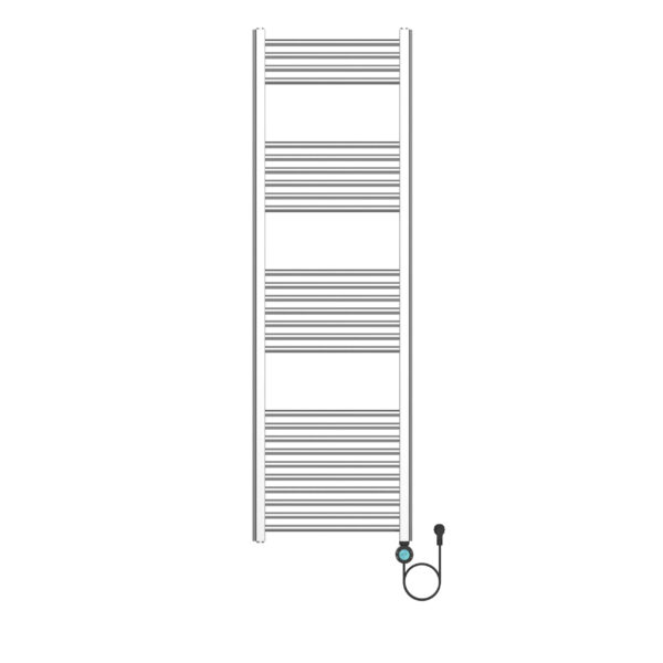 BELRAD ELECTRIC TOWEL DRYER – WITH DIGITAL PROGRAMMABLE THERMOSTAT – SMART WIFI - RIGHT CONNECTION – 700W – 1600X500 MM – STAINLESS STEEL BRUSHED