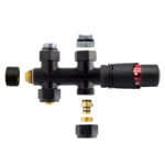 MIDDENAANSLUITSET RECHT ZWART M30X16/2 - Image 3