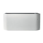 ELECTRIC WHITE WALL-MOUNTED RADIATOR WITH PLUG + PROGRAM 2000W - WxH: 119x56.5