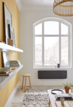 ELECTRIC WALL-MOUNTED BLACK RADIATOR WITH PLUG + PROGRAM 2000W - LxH: 119x56.5 - Image 2