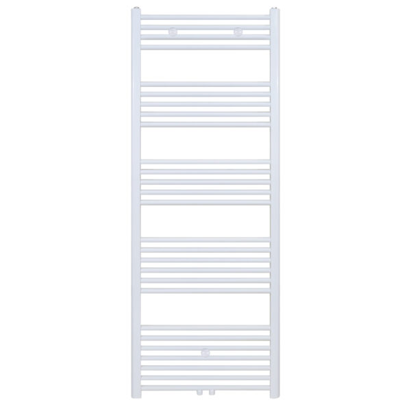 BELRAD HANDDOEKDROGER - LINKS-RECHTS/MIDDENAANSLUITING - 721 WATT - 1600X500CM - GLANZEND WIT