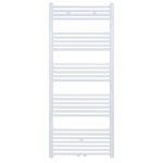 BELRAD HANDDOEKDROGER - LINKS-RECHTS/MIDDENAANSLUITING - 712 WATT - 1600X600CM - GLANZEND WIT