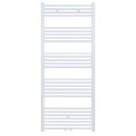 TOWEL RADIATOR CENTER CONNECTION WHITE MATTE BRUSH 1100X600-558 WATT