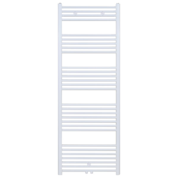 BELRAD HANDDOEKDROGER - LINKS-RECHTS/MIDDENAANSLUITING - 771 WATT - 1700X500CM - GLANZEND WIT