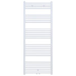 BELRAD HANDDOEKDROGER - LINKS-RECHTS/MIDDENAANSLUITING - 886 WATT - 1700X600CM - GLANZEND WIT