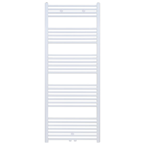 BELRAD HANDDOEKDROGER - LINKS-RECHTS/MIDDENAANSLUITING - 886 WATT - 1700X600CM - GLANZEND WIT