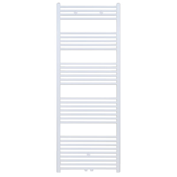 BELRAD HANDDOEKDROGER - LINKS-RECHTS/MIDDENAANSLUITING - 944 WATT - 1800X600CM - GLANZEND WIT