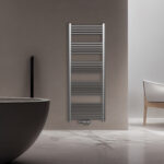 BELRAD HANDDOEKRADIATOR - LINKS-RECHTS/MIDDEN AANSLUITING - 557 WATT - 1600X600CM - GEBORSTELD RVS - Afbeelding 2