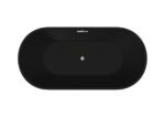 ALONI BAUCI FREESTANDING BATHTUB - SOLID SURFACE - 170X80X58,5 CM - MATT BLACK - Image 3