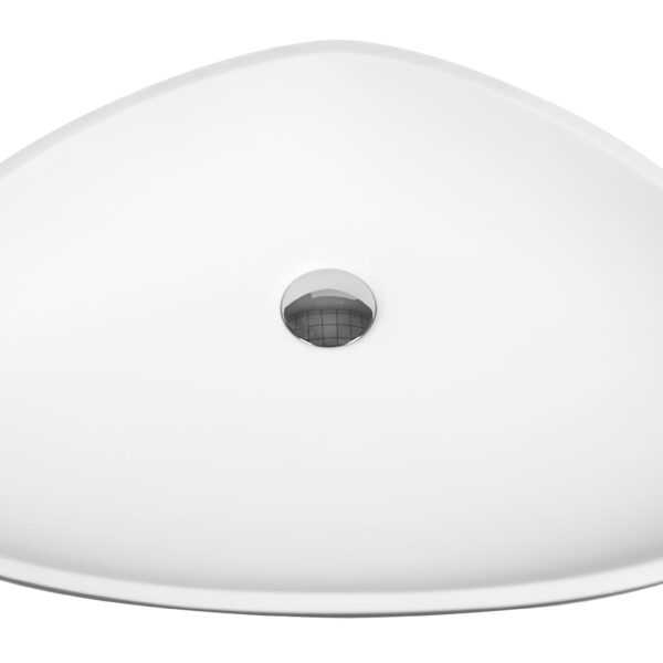 ALONI CORONA SOLID SURFACE SINK (63X42X14CM) - WHITE