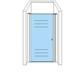 ALONI DOUCHEDEUR IN NISK 6MM (87-91X190CM) - Afbeelding 3