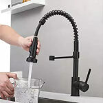 ALONI KITCHEN TAP WITH PULL-OUT SPRAY HEAD -MAT BLACK - Image 6