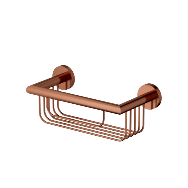 ALONI SHOWER RACK (30CM) - BRUSHED COPPER